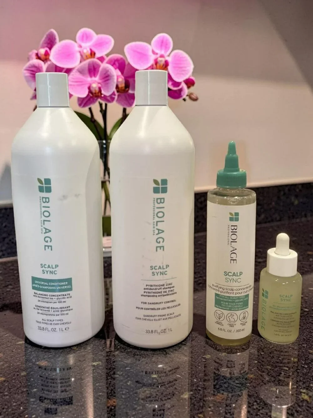 Biolage Scalp Sync Conditioner Antidandruff Shampoo  Scalp Concentrate Oil Serum